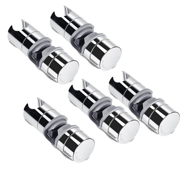 5 piece ABS holders, shower rod head slide rail clip holders