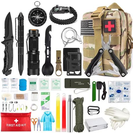 Emergency Kit Outdoor Multifunction Camping Gear Survival Kit