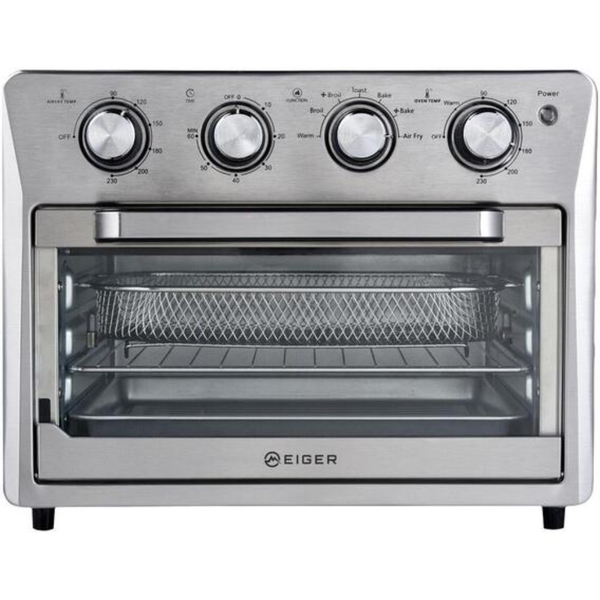 Eiger Silver Oven air fryer 23 L Air Fryer 2 Extra Large Air Fryer