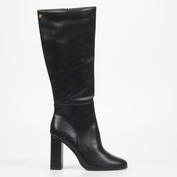 Miss Black Shania 1 Women Faux Leather Long Boots - Black