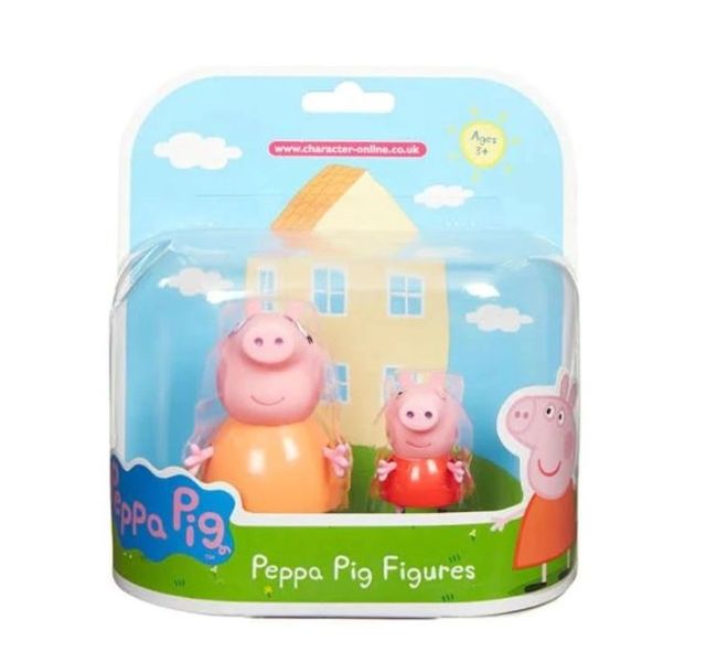 Peppa Pig 2 Pack Figures - Parent