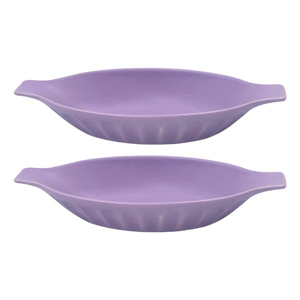 Fine Porcelain Oval Serving Bowls for Banana Split, Candy, Snack - Set of 2