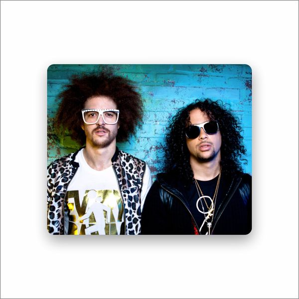 Blue LMFAO Mouse Pad
