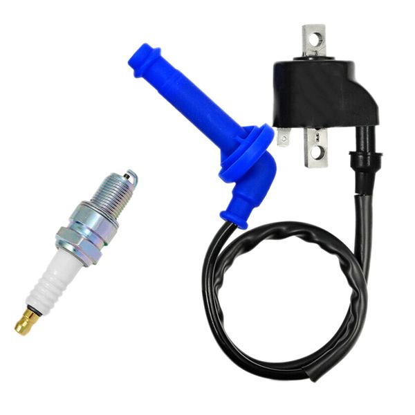 Ignition Coil &amp; Spark Plug for Polaris Predator Compatible with Universal