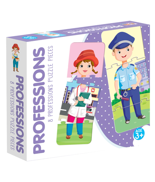 8 Professions Jigsaw Puzzle 24 Pieces x 2