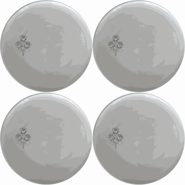 Delicate Roses Dinner Plate Set of 4 - Range 1