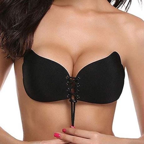 Wats Up, Intimates & Sleepwear, Wats Up Adhesive Ccup Drawstring Sticky  Bra Pushup Strapless Backless Silicone