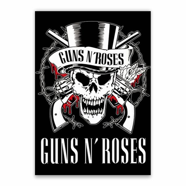 Guns N Roses Skeleton Poster - A1