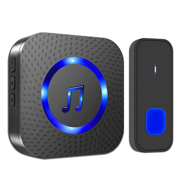 Wireless Doorbell, Outdoor Doorbell Waterproof Kit, Range 1300 Feet