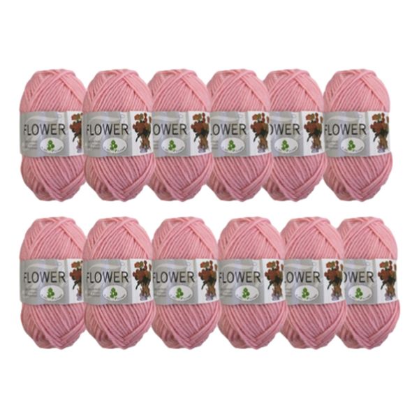 Double Knitting Polyester Yarn 40g Blue Green (Pack of 12)