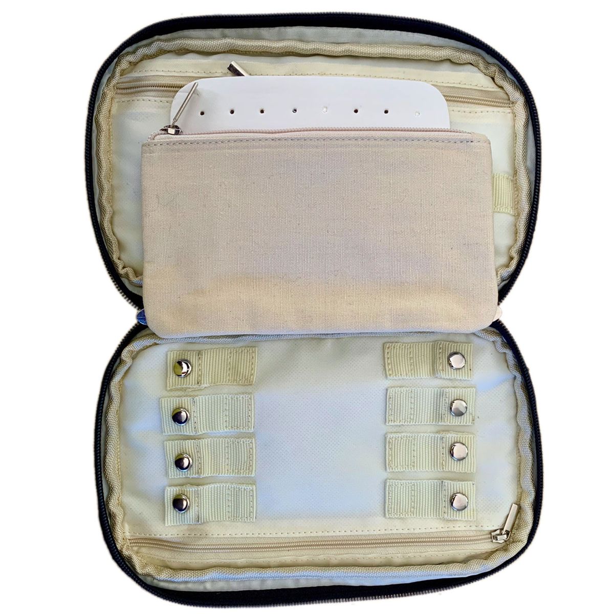 Travel Jewellery Organiser. Light and compact to store in your hand luggage