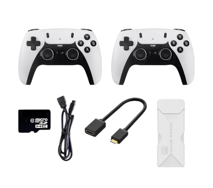 4K HD Game Stick With 19526 Games 2 Wireless Controls 22 Built In Emulators