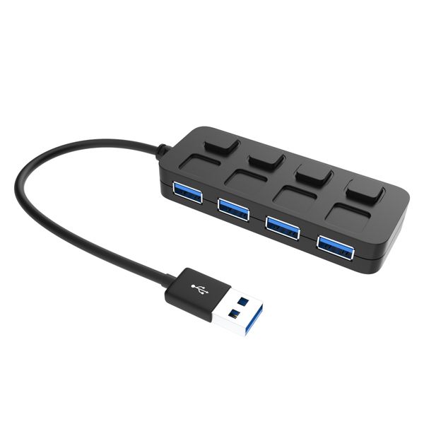 SIXTEEN10 4-Port USB 2.0 Hub with Individual LED Power Switches