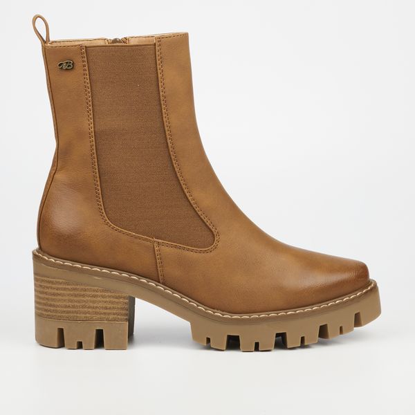 Miss Black - Women's Tan Pointed Toe TPR Sole Boots