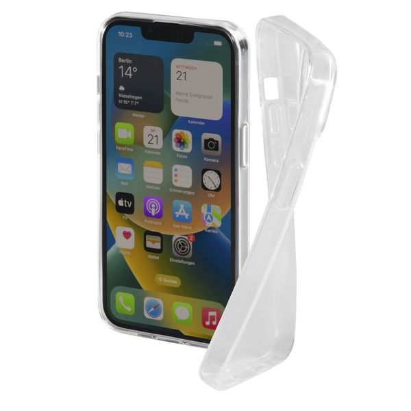 Hama "Crystal Clear" German QualityCover for Apple iPhone 14, transparent