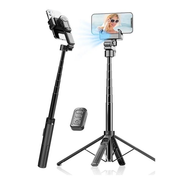 DW Selfie Stick Tripod Face Tracking Stabilizer With Buil-in Camera - C16