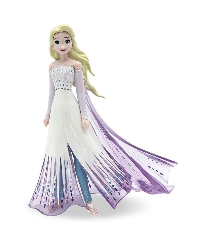Bullyland 13510 - mini-poupée, Disney Frozen 2 Elsa en robe violette