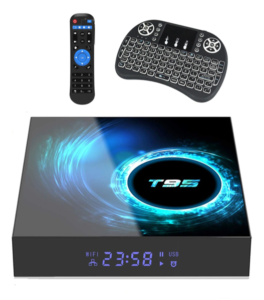 Ntech T95 Android 10.0 4GB / 64GB TV Box Combo - DSTVNow, Netflix, Kodi
