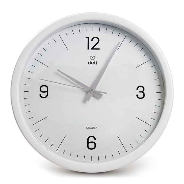 Deli Minimalism Wall Clock 37cm White