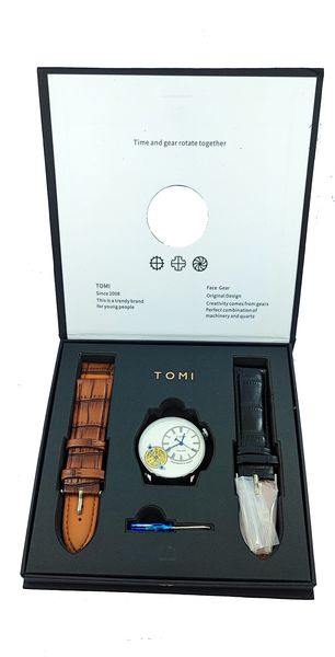 Tomi Men's Quartz Watch 103 - White