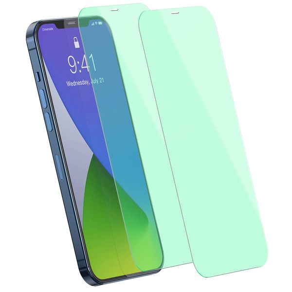 Baseus 0.3mm Anti-Blue&amp;Green Light Glass Screen Protector iPhone 12 Mini