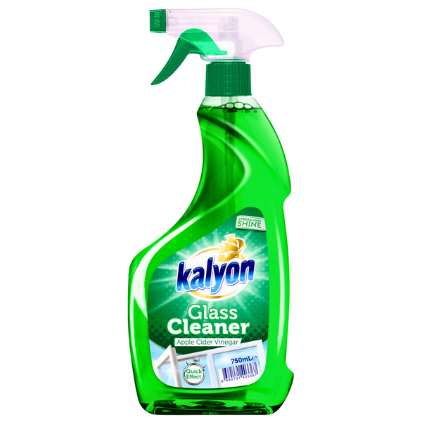 Kalyon 750ml Glass Cleaner, Apple, For Windows, Mirrors &amp; Glass Surfaces