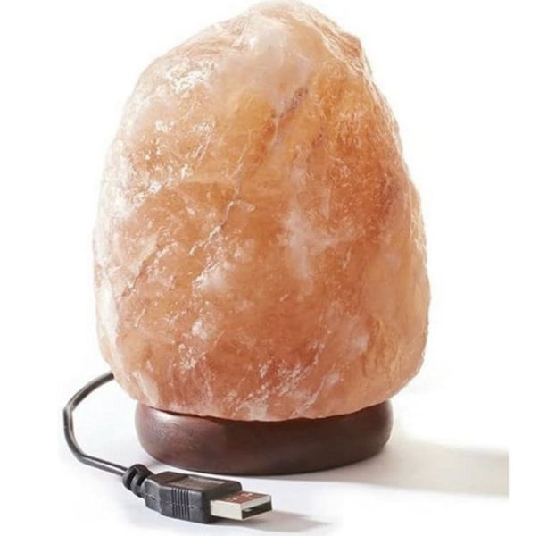 Portable Mini JG20375561 USB Powered Crystal Salt Lamp RGB