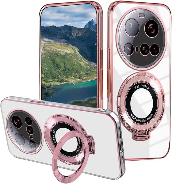 Ring Stand Clear Phone Case Compatible With Xiaomi 15 Ultra
