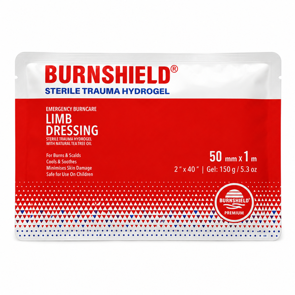 Burnshield Limb Burn Dressing 50mm x 1m Hydrogel Dressing