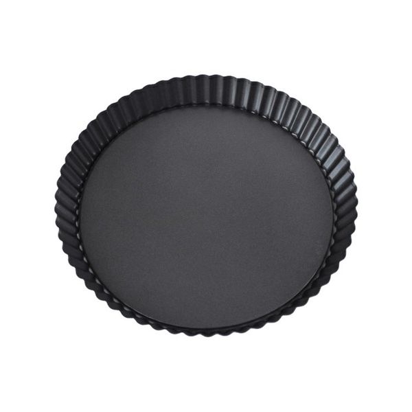 Non-Stick Removable Loose Bottom Carbon Steel Pizza Mold Pan 20cm