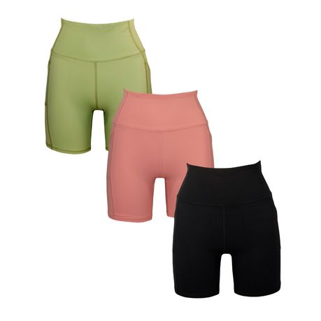 High Waist Yoga Short for Women Fitness Athletic Workout Running Pack of 3, Shop Today. Get it Tomorrow!