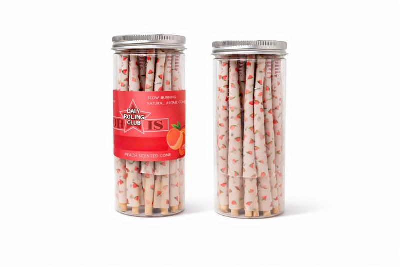 Ohis Rolling Club Pre Rolled Peach Cones for Cigarette