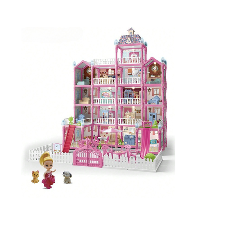 Girls' Dream House 5 Story 19 Rooms Dollhouse Image