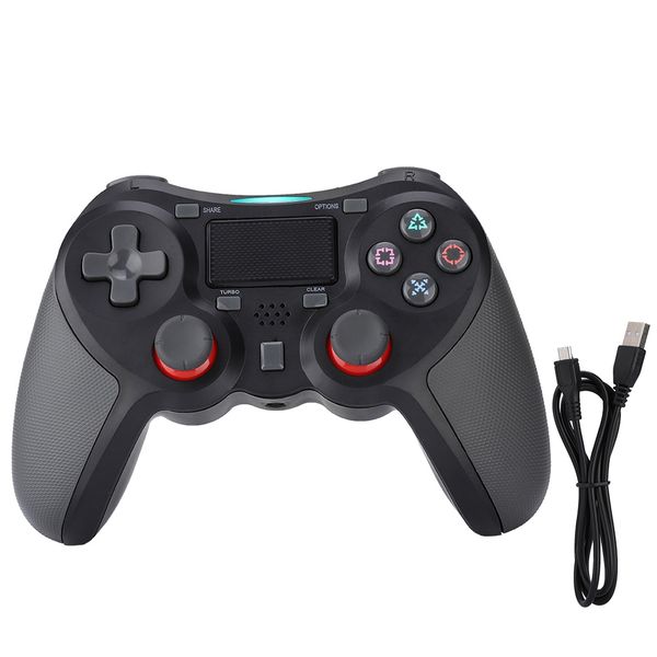 Black BT Controller Compatible with PS4