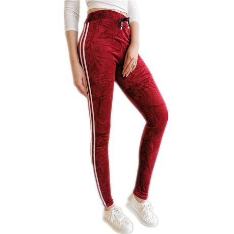 2 x Stretch Fit Velvet Women Winter Leggings Sweatpants Tracksuit