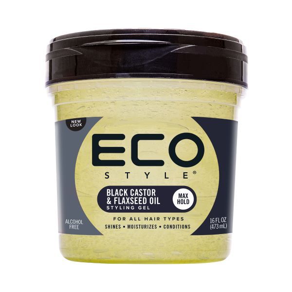 Eco Styler Gel Black Castor and Flaxeed 473ml