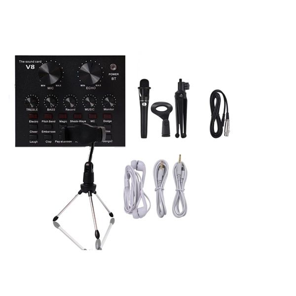 V8 Multifunctional Live Sound Card
