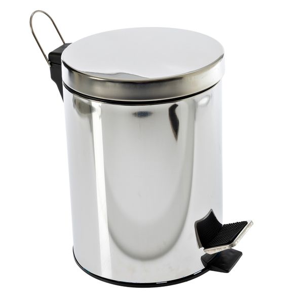 George &amp; Mason Flynn Dustbin 5l - Silver