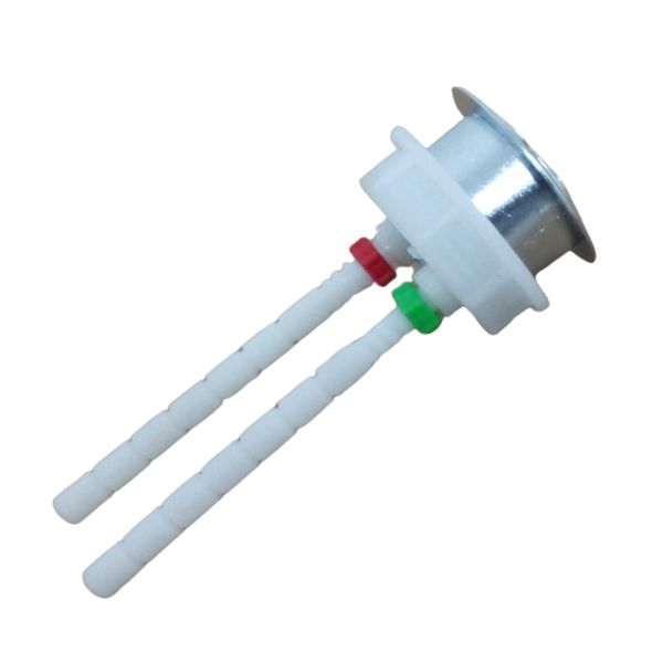 Chrome Plated Dual Top Flush Button - Pin Type