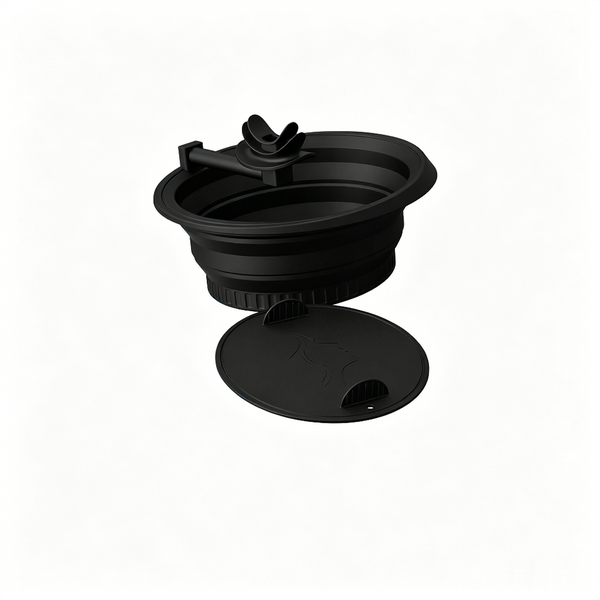 Face Bowl for Ice with Built-in Ice Tray &amp; Breathable hose