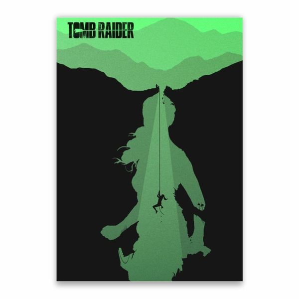 Tomb Raider Green Poster - A1