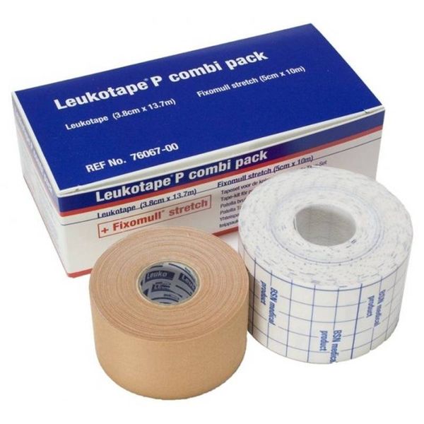 Leukotape P Combi Pack. Non-stretch, Aggressive Adhesive Strapping Bandage