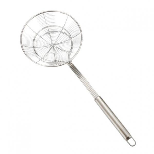 20cm Stainless Steel Wire Net Strainer Ladle