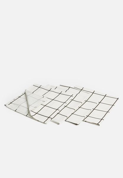 Check-in Napkin Set of 4 - White