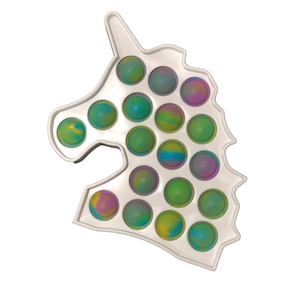 Fidget Toys - Pop It Washable Reusable Plastic Fidget Toy - Dinosaur(T Rex)