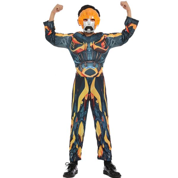 Transformer Bumblebee Inspired Padded Muscle Costume