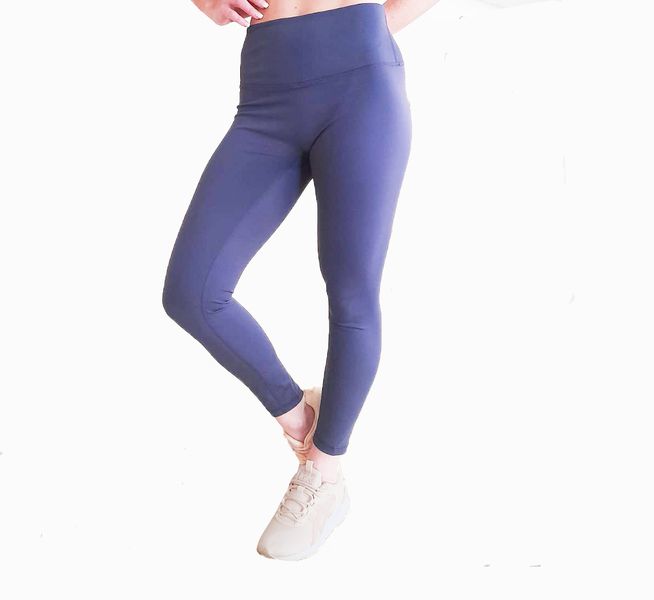 Havanna Honey High Rise Tights - Leggings - Charcoal Blue
