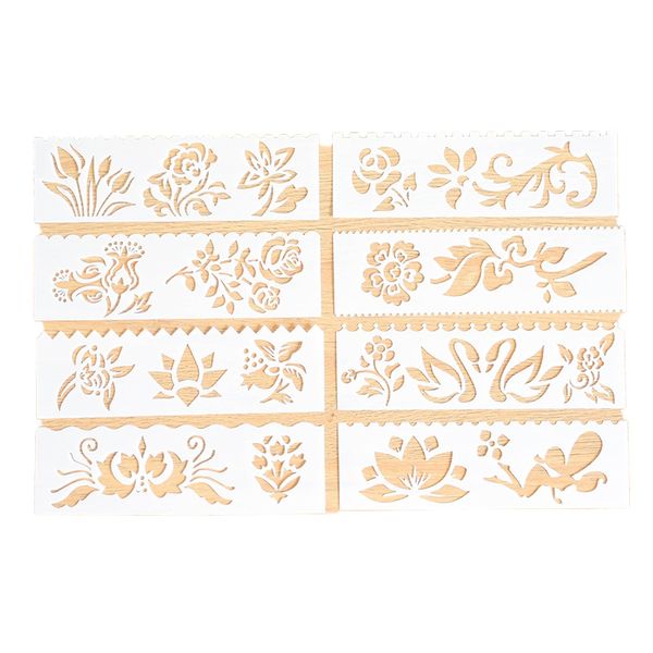 Art Stencils (19 Designs) (Flowers)