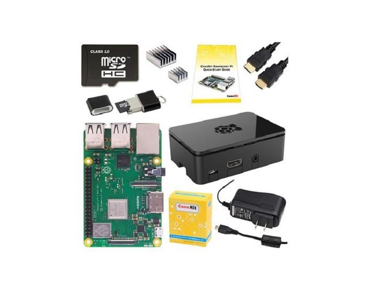 Canakit (PI3P-STR32-C4-BLK) Raspberry Pi 3 Model B+ Starter Kit - 32 GB