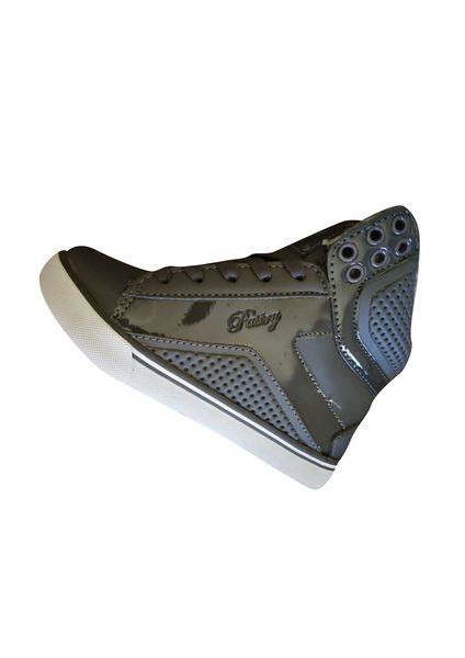 Pastry Pop Tart Charcoal Gray Hi-Top Dance Sneakers